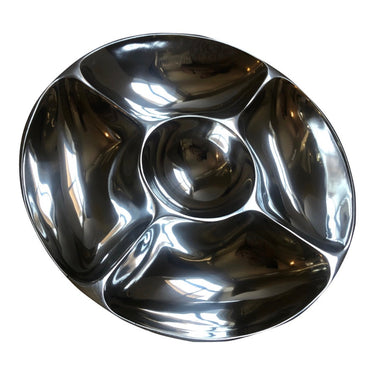 5-Section Snack / Salsa Serving Platter